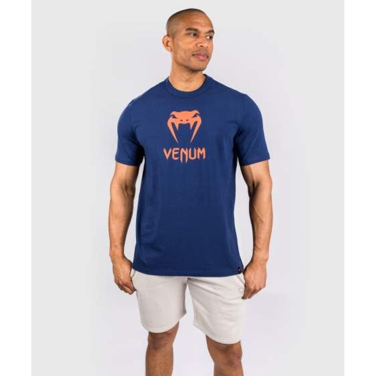 Venum T-Shirt Classic – bleu marine/Orange