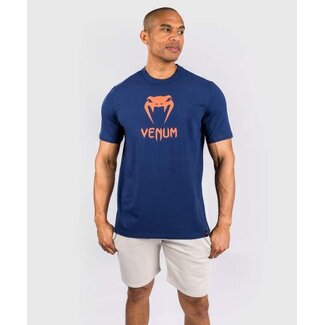 Venum T-Shirt Classic – Navy/Orange