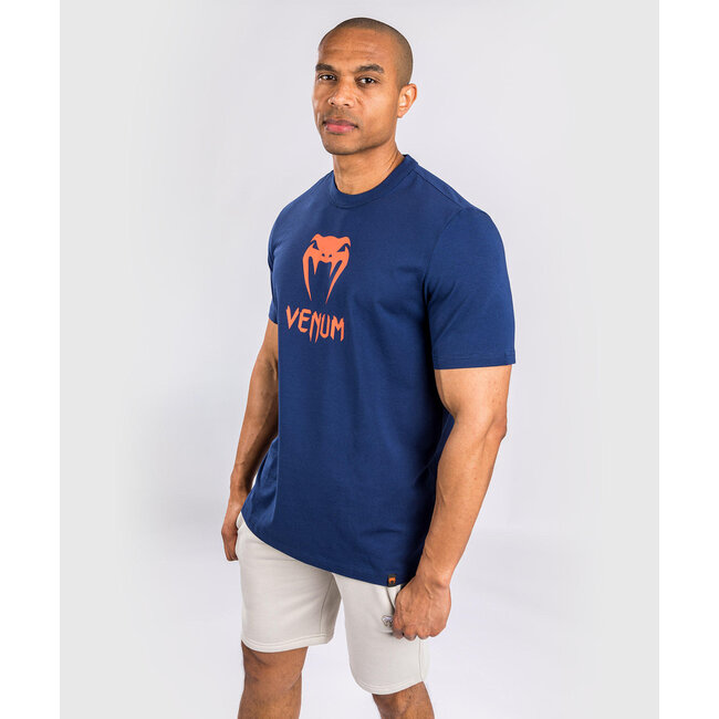 Venum T-Shirt Classic – Navy/Orange