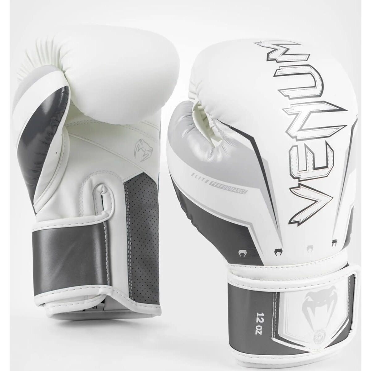 Venum Elite Evo gants de boxe - blanc/gris