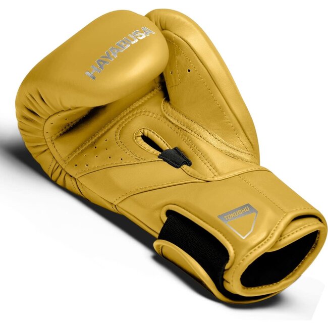Hayabusa Hayabusa Bokshandschoenen -  T3 Kanpeki- Leer - tijger geel