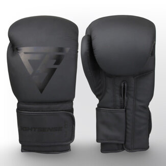 Fightsense Fightsense Bokshandschoenen – Pro Style – Black on Black – Voor Boksen & Kickboksen