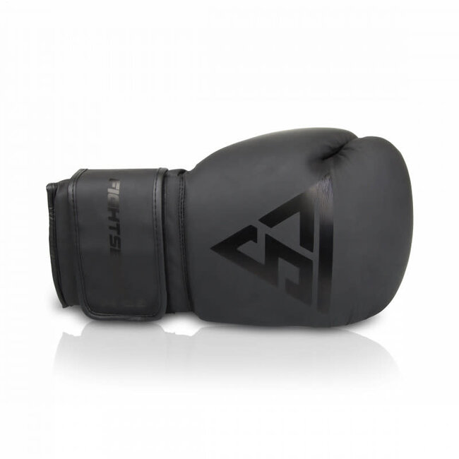 Fightsense bokshandschoenen – Pro style voor kids – black on black – Bokshandschoenen voor vechtsport en training