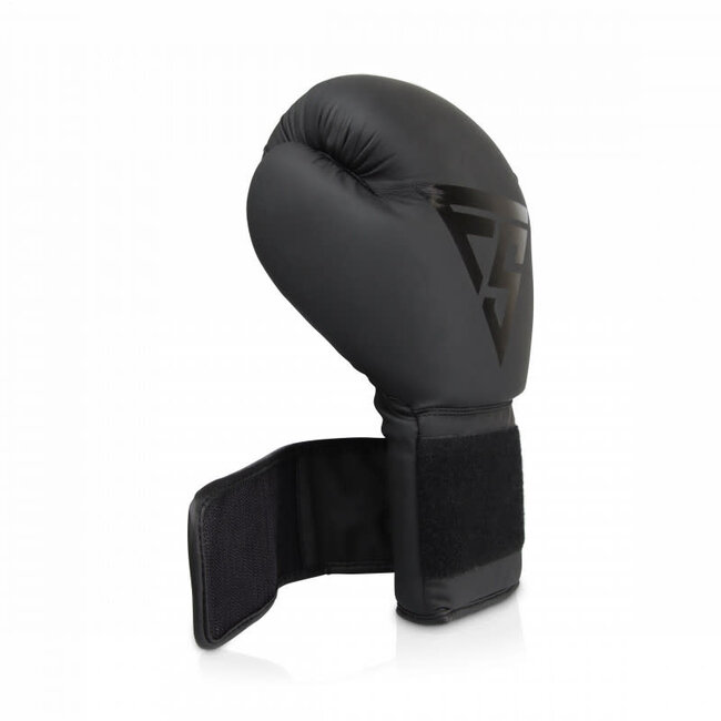 Fightsense bokshandschoenen – Pro style voor kids – black on black – Bokshandschoenen voor vechtsport en training