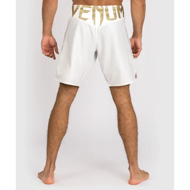 Venum Light 5.0 Fight Shorts - White/Gold