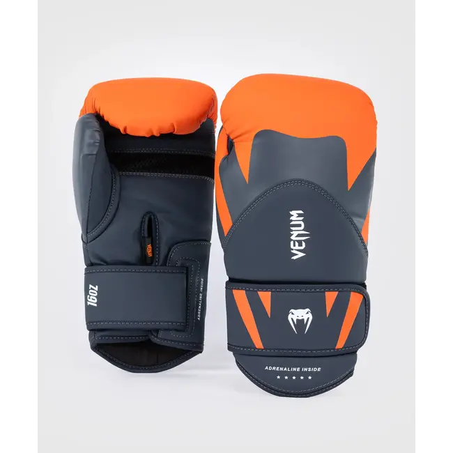 Venum Venum Challenger 4.0 Boxing Gloves - Orange/Navy Blue