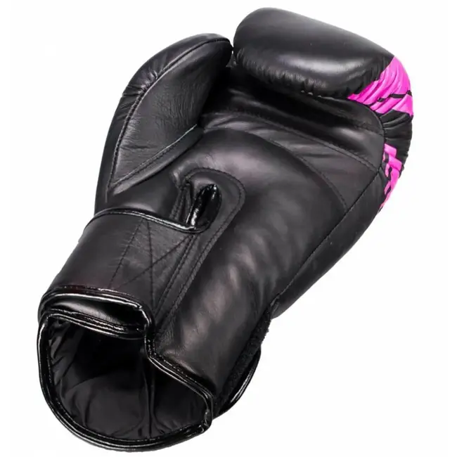 Booster Fightgear BGL 1 V3 Leren Bokshandschoenen – Zwart/Roze – 12oz