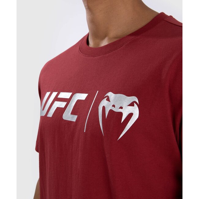 Venum UFC Classic T-Shirt - Red/SILVER