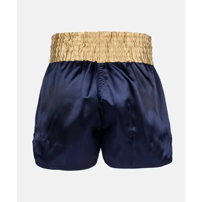 Venum Classic Muay Thai Shorts - Navy Blue/Gold