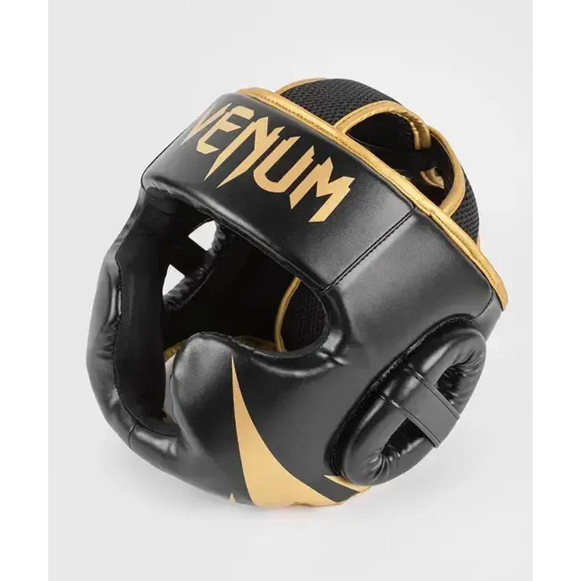 Venum HOOFDBESCHERMING - CHALLENGER 2.0 HEADGEAR - BLACK/GOLD