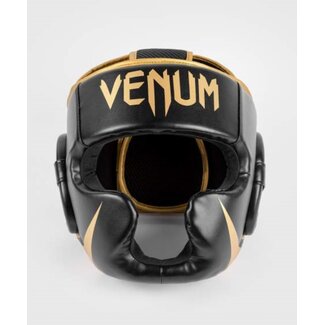 Venum HOOFDBESCHERMING - CHALLENGER 2.0 HEADGEAR - BLACK/GOLD