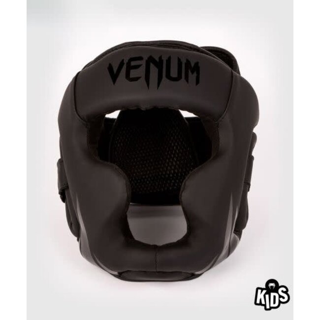 Venum VENUM - HOOFDBESCHERMING -  CHALLENGER KIDS HEADGEAR - BLACK/BLACK