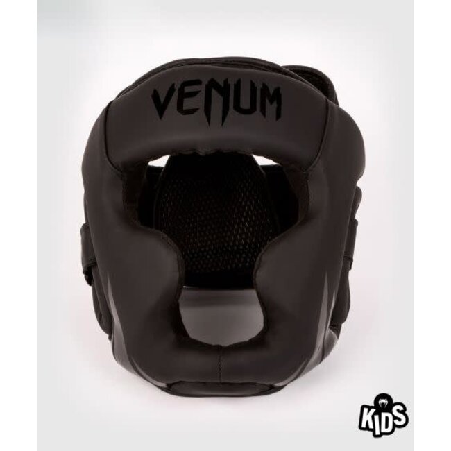 Venum HOOFDBESCHERMING - CHALLENGER KIDS HEADGEAR - BLACK/BLACK