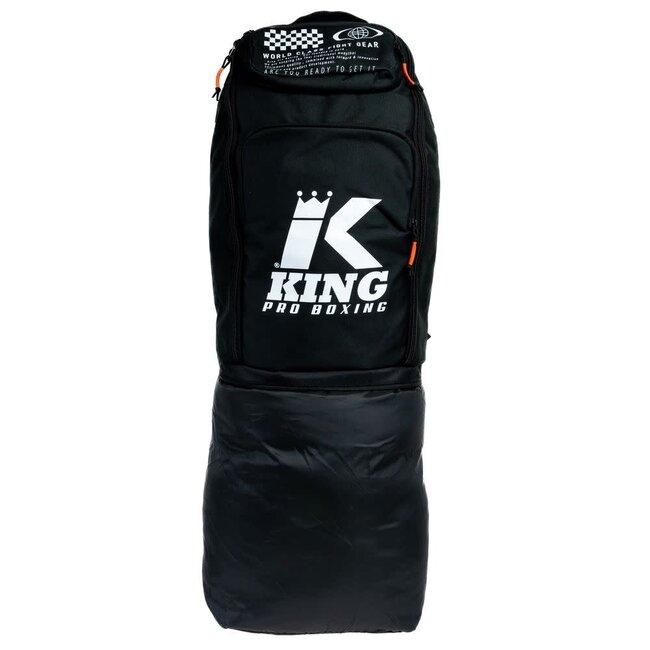 King Pro Boxing KPB Elite Lab Rugtas – Zwart – Sporttas voor Boksen & Kickboksen
