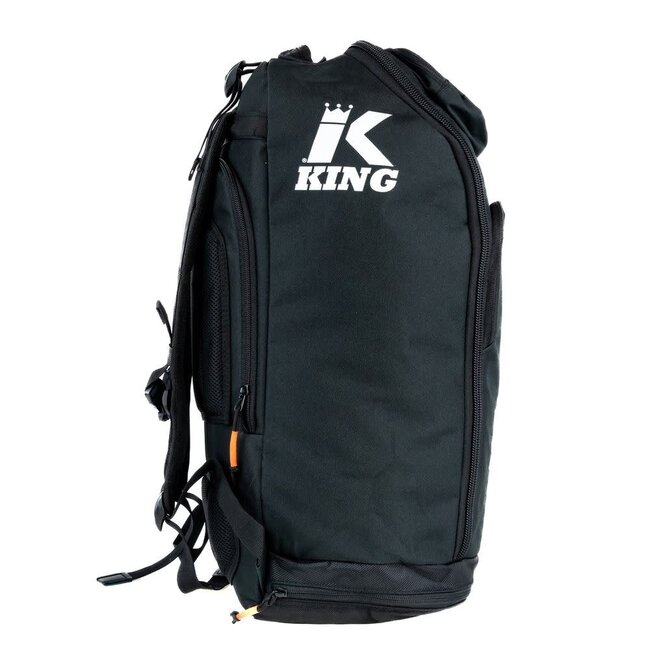 King Pro Boxing KPB Elite Lab Rugtas – Zwart – Sporttas voor Boksen & Kickboksen