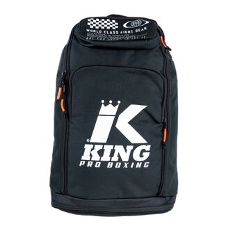 King Pro Boxing KPB Elite Lab Rugtas – Zwart – Sporttas voor Boksen & Kickboksen