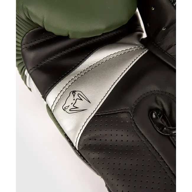 Venum Venum Elite Evo - BOKSHANDSCHOENEN - Khaki/Silver