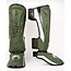 Venum Elite Evo Shinguards - Khaki/Silver
