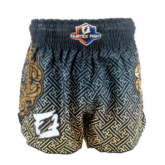 Booster Fightgear FFN SHORT  BLACK-GOLD