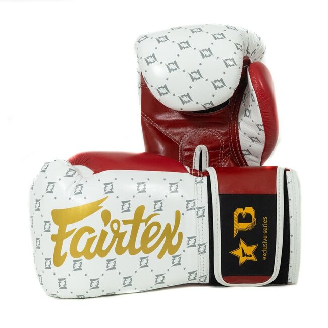 FAIRTEX Fairtex x Booster FXB BG Star Bokshandschoenen – Wit/Rood – Limited Edition