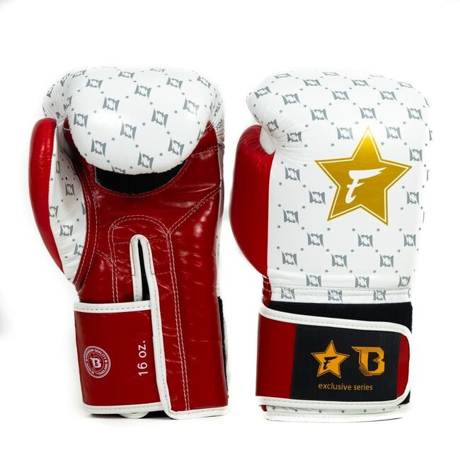 FAIRTEX Fairtex x Booster FXB BG Star Bokshandschoenen – Wit/Rood – Limited Edition