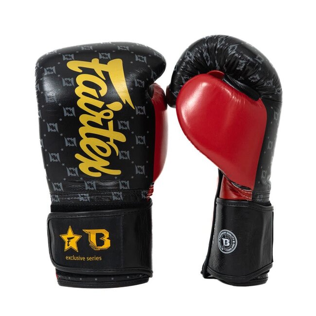 FAIRTEX Fairtex x Booster FXB BG Star Bokshandschoenen – Zwart/Rood – Limited Edition
