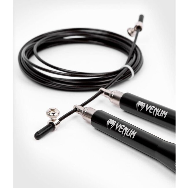 Venum VENUM - SPRINGTOUW - THUNDER EVO JUMP ROPE - BLACK