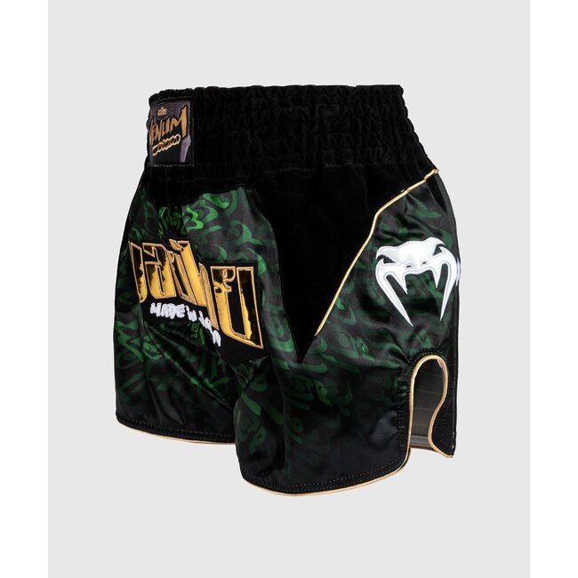 Venum Attack Muay Thaï Short - Black/Green