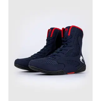 Venum Contender Boksschoenen - Marineblauw/Rood