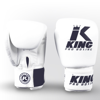 King Pro Boxing bokshandschoenen - KPB/BGVL 3 WHITE