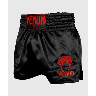 Venum Classic Muay Thai Short Black/Red