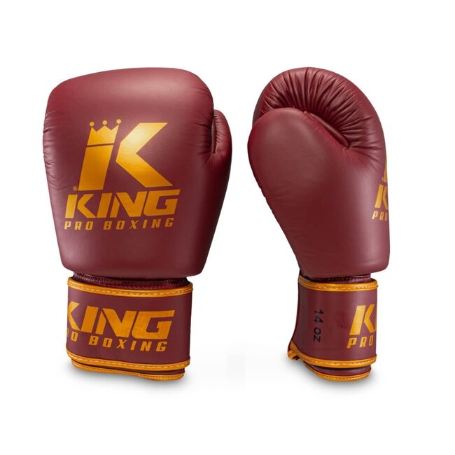 King Pro Boxing Bokshandschoenen - KPB/BGVL 3 OXBLOOD