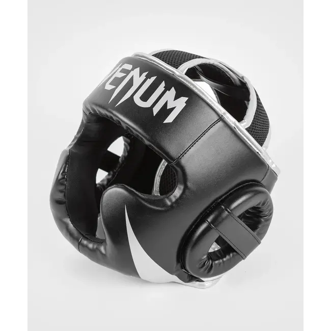 Venum HOOFDBESCHERMING - CHALLENGER 2.0 HEADGEAR - BLACK/SILVER