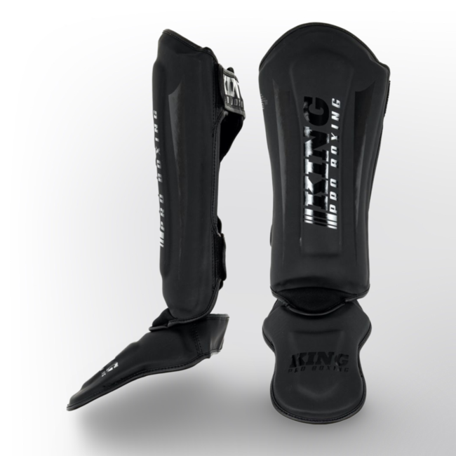 King Pro Boxing King - scheenbeschermers - KPB/SG REVO-4 - Black on Black