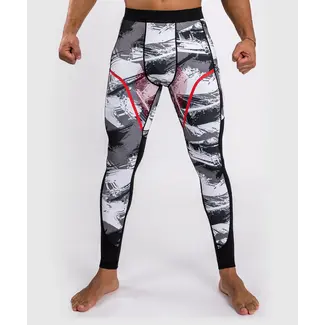 Venum COMPRESSIE BROEK - Electron 3.0 Spats - Grey/Red