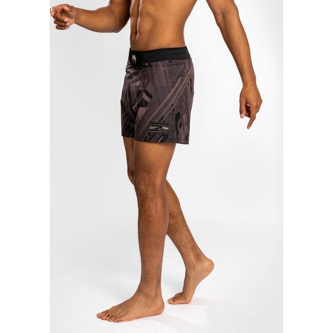 Venum FIGHT SHORT - Tecmo 2.0 Fight - ZWART/BRUIN