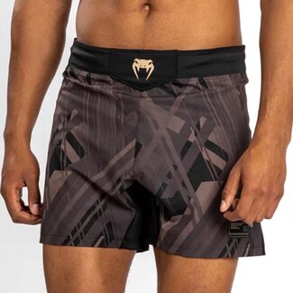 Venum FIGHT SHORT - Tecmo 2.0 Fight - ZWART/BRUIN