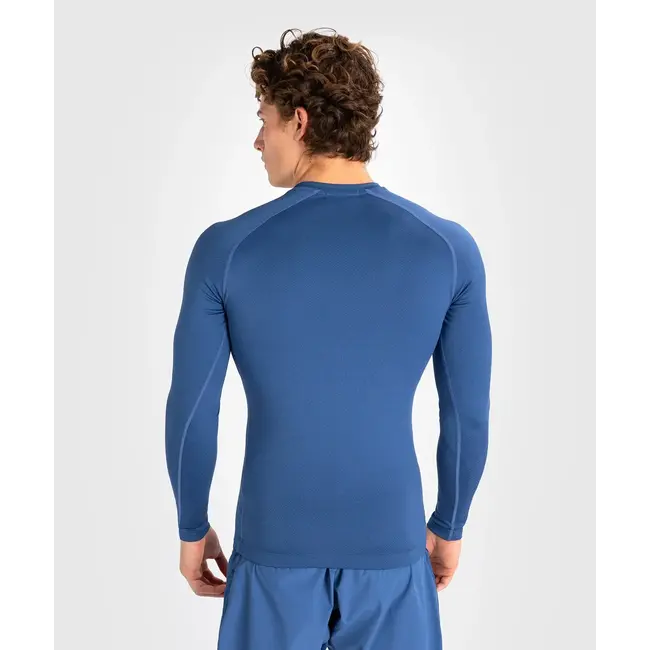 Venum Contender Men’s Long Sleeve Rashguard - Blue