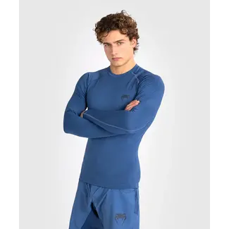 Venum Contender Men’s Long Sleeve Rashguard - Blue