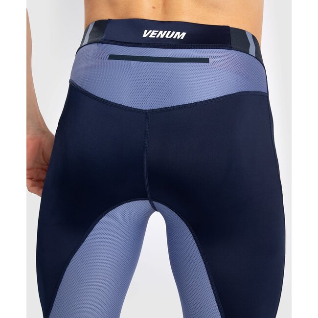Venum Venum - COMPRESSIE BROEK -  Tempest Men's Spats - Navy Blue/Blue