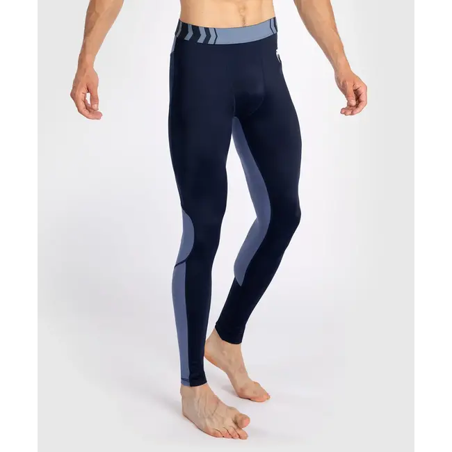 Venum Venum - COMPRESSIE BROEK -  Tempest Men's Spats - Navy Blue/Blue