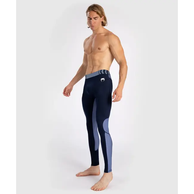 Venum Venum - COMPRESSIE BROEK -  Tempest Men's Spats - Navy Blue/Blue