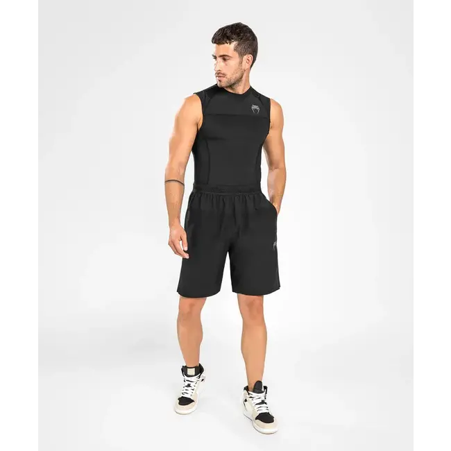Venum VENUM - G FIT TRAININGS SHORT - BLACK/BLACK