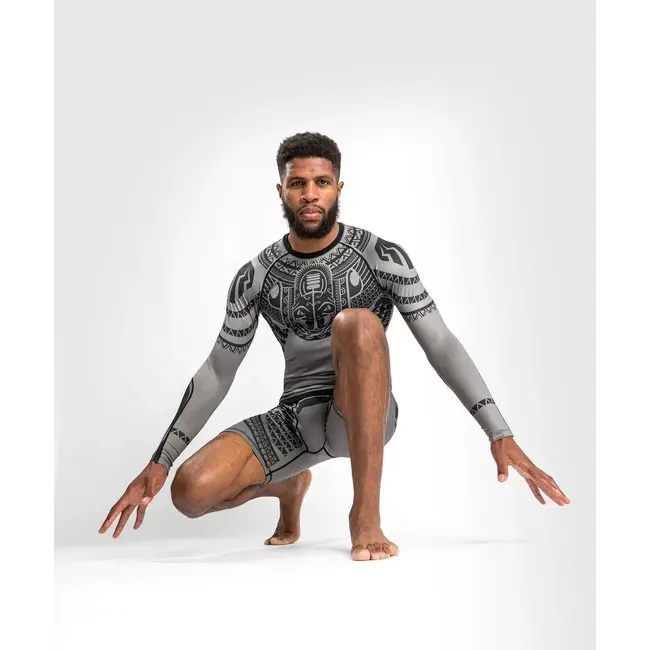 Venum VENUM - Rashguard (LONG SLEEVE) -  NAKAHI - GREY