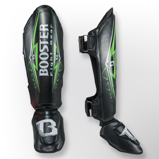 Booster Fightgear Scheenbeschermers - SG WAR - Zwart/groen
