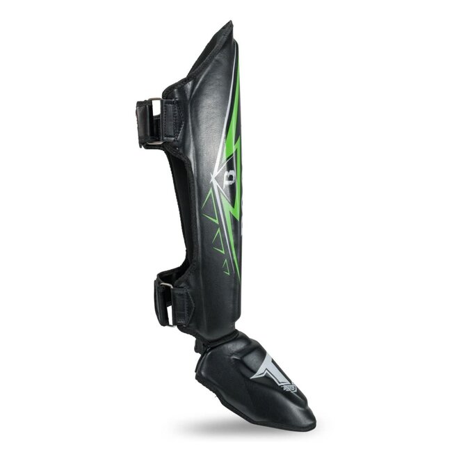 Booster Fightgear Scheenbeschermers - SG WAR - Zwart/groen