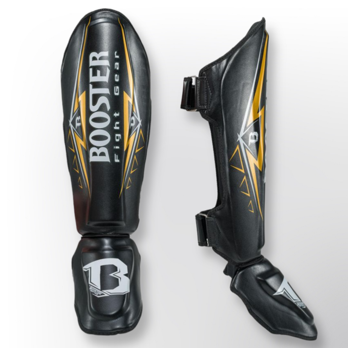 Booster Fightgear Protège-tibias - WAR - noir/or