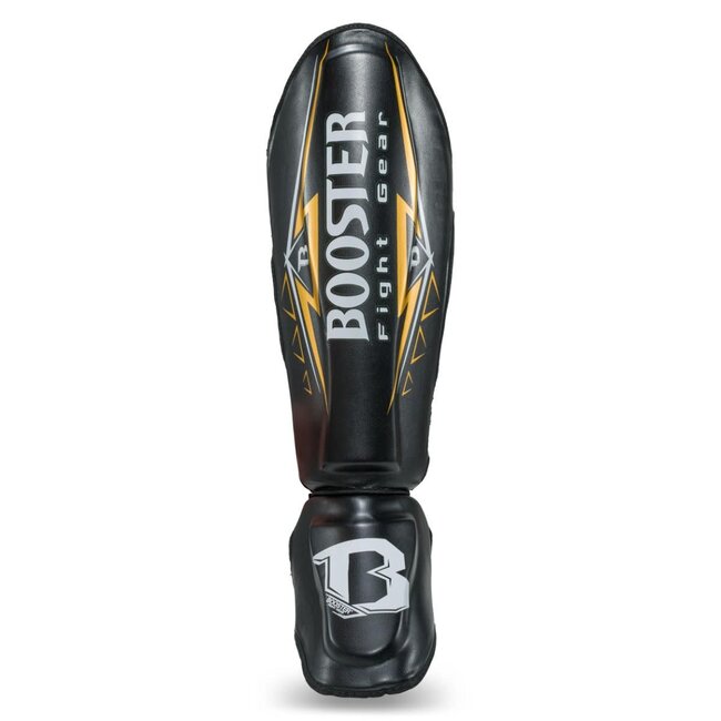 Booster Fightgear scheenbeschermers - WAR - ZWART/GOUD