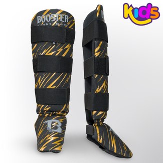 Booster Fightgear scheenbeschermers voor kids - Combat 1 - Goud