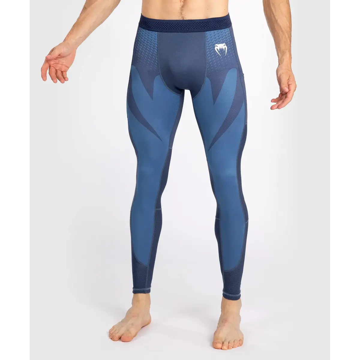 Venum Pantalon de compression SPATS - ATTACK - bleu marine bleu